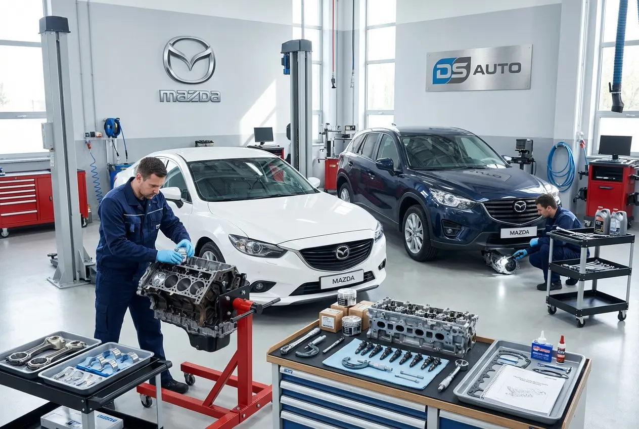 Диагностика и капитальный ремонт дизельного двигателя Mazda (Мазда) в Жуковском – автосервис DS Auto, проверка и обслуживание дизеля
