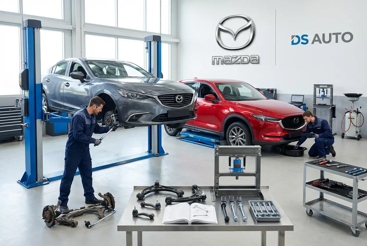 Диагностика и ремонт передней и задней подвески Mazda в Жуковском - автосервис DS Auto
